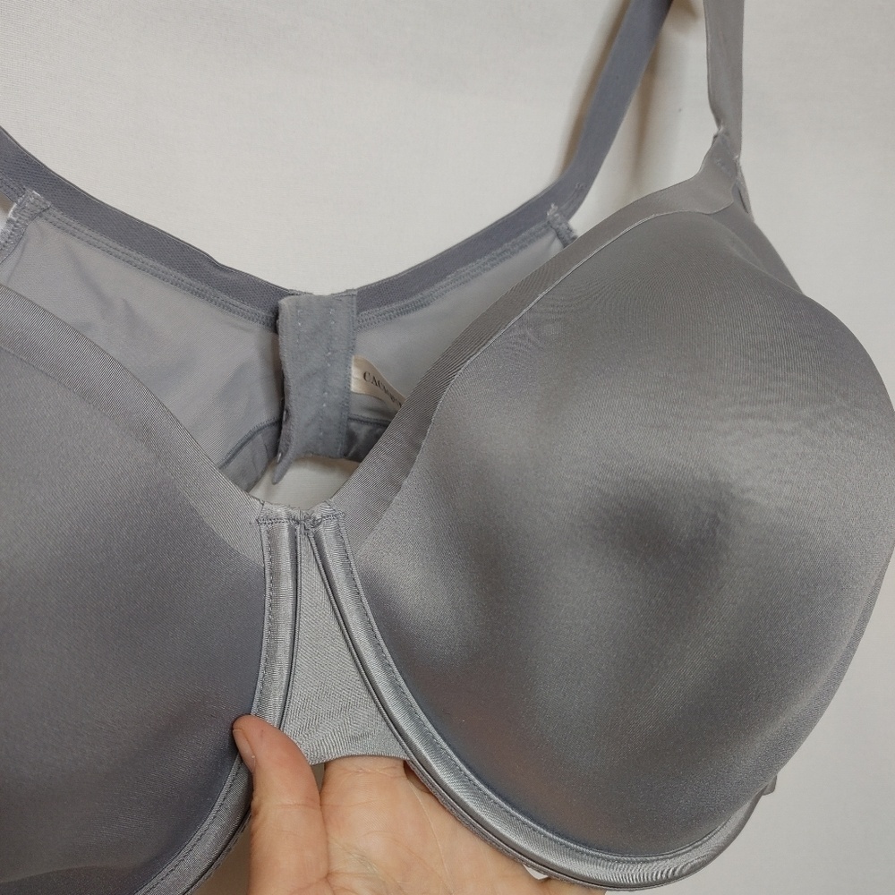 Cacique Lightly Lined Smooth Full Coverage Bra Bl… - image 3